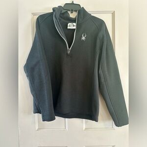 Spyder Men's Black Zip-Up Sweater